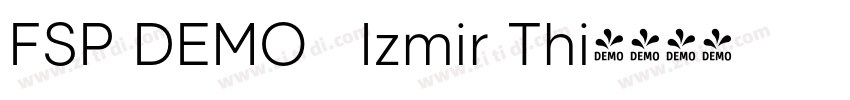 FSP DEMO   Izmir Thi字体转换